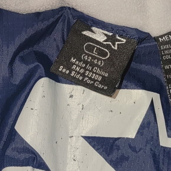 Starter Puffy Parka Large & Clean - Picture 5 of 7